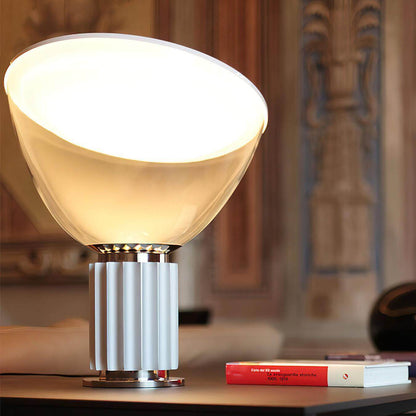 Adjustable Desk Lamp with Glass Shade for Bedroom Office Reading Room Ambient Light Fixture Contemporary Aluminum Design US Voltage 110-120V