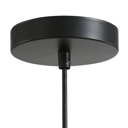 Black Metal Geometric Crystal Pendant Light E12 Candelabra Socket Modern Dining Room Chandelier Adjustable Cord Kitchen Island Bedroom