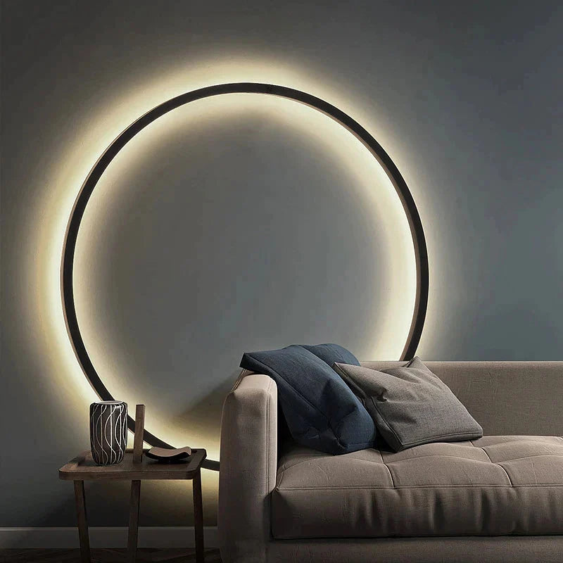 Modern Circle | Wall Light with Soft LED Glow | Stylish Sconce for Ambient Illumination