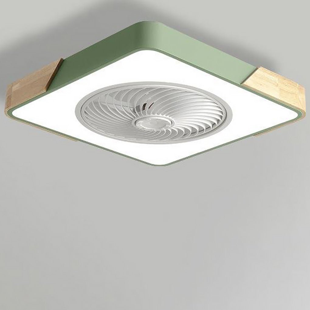 Modern Ceiling Fan with Lights | Bladeless Design & Remote Control for Stylish Comfort