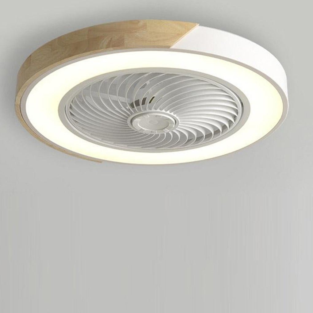 Modern Ceiling Fan with Lights | Bladeless Design & Remote Control for Stylish Comfort
