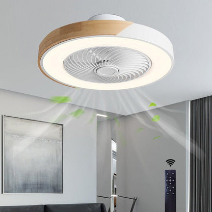 Modern Ceiling Fan with Lights | Bladeless Design & Remote Control for Stylish Comfort