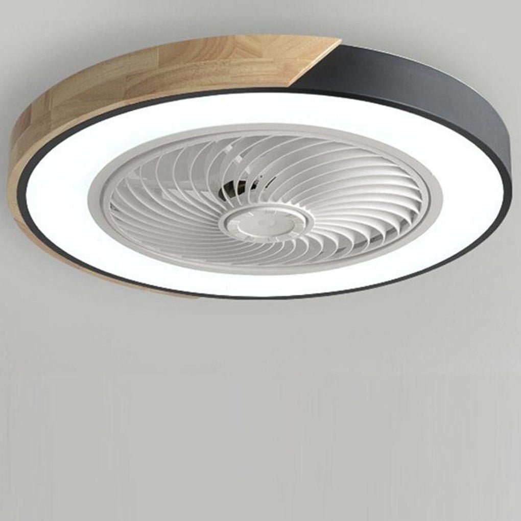 Modern Ceiling Fan with Lights | Bladeless Design & Remote Control for Stylish Comfort