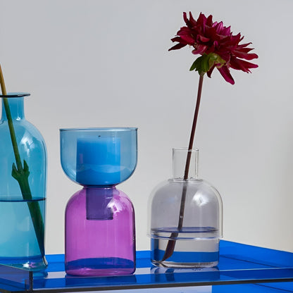 Modern Cylindrical Candle Holder and Vase – Elegant Ceramic Home Decor for Contemporary Spaces