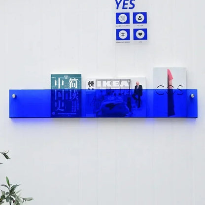 Modern Floating Wall Shelves – Sleek PVC Design for Home and Office Organization