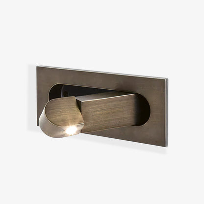 Pivoting LED Bedside Sconce with Push-Button Control for Focused Night Reading in Compact Spaces