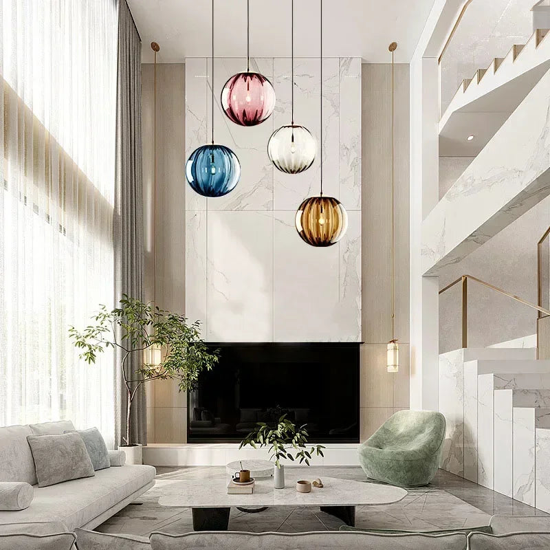 Modern LED Ceiling Light with Elegant Glass Design for Home Illumination - Energy Efficient and Easy to Install