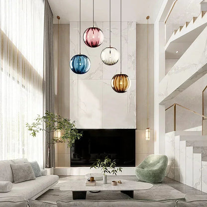 Modern LED Ceiling Light with Elegant Glass Design for Home Illumination - Energy Efficient and Easy to Install