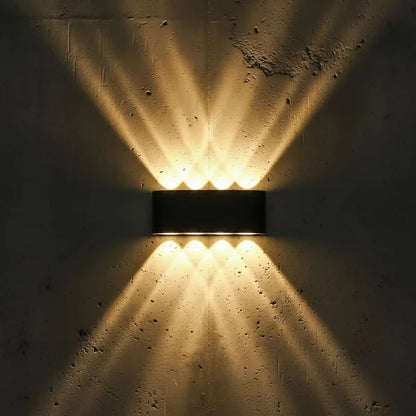 GLOWFLOW – Up Down Wall Mount Light for Elegant Home Decor