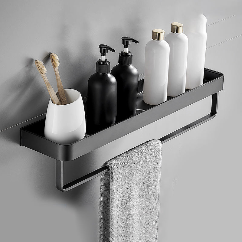 Modern Matt Black Bathroom Accessories Set with Multiple Shelf Options | Durable Stainless Steel for Stylish Organization