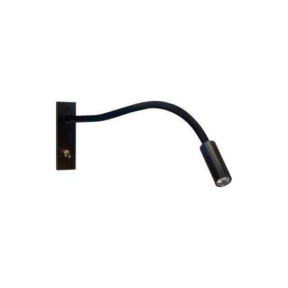 Modern Swing Arm Wall Light Sconce with 360° Adjustable LED – Black, Brushed Antique Copper, Satin Nickel