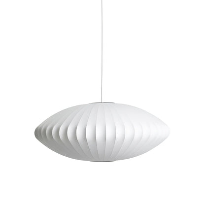 Modern White Pendant Lamp – Stylish Kitchen Pendant Lighting with Steel Wire Frame and Soft Organic Glow