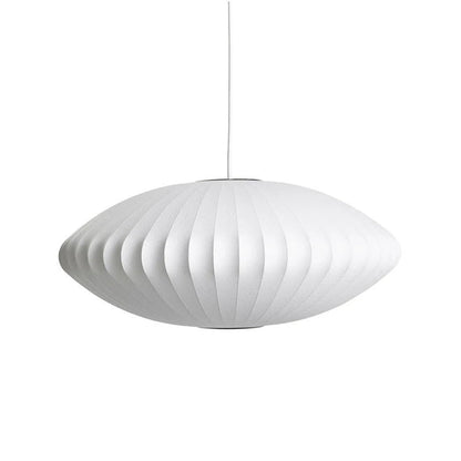 Modern White Pendant Lamp – Stylish Kitchen Pendant Lighting with Steel Wire Frame and Soft Organic Glow