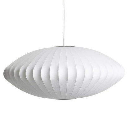 Modern White Pendant Lamp – Stylish Kitchen Pendant Lighting with Steel Wire Frame and Soft Organic Glow