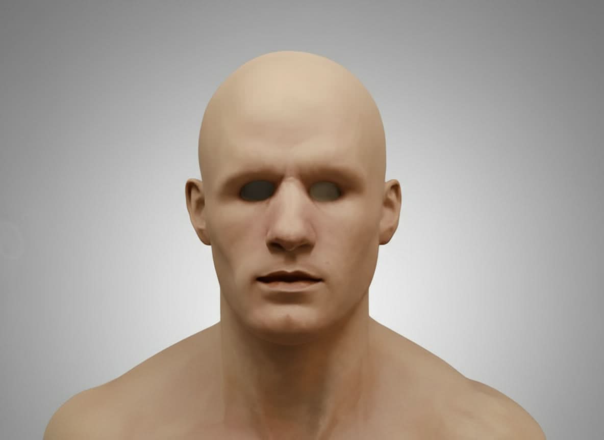 Lifelike Full-Head Character Disguise for Costume Events – Stretchable Natural Rubber – Adults