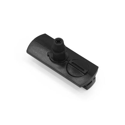 Track Light Adapter 3-Inch ABS Twist-Lock Connector for Adjustable Pendant Fixture Rail Systems Kitchen Dining Commercial Spaces Low-Profile