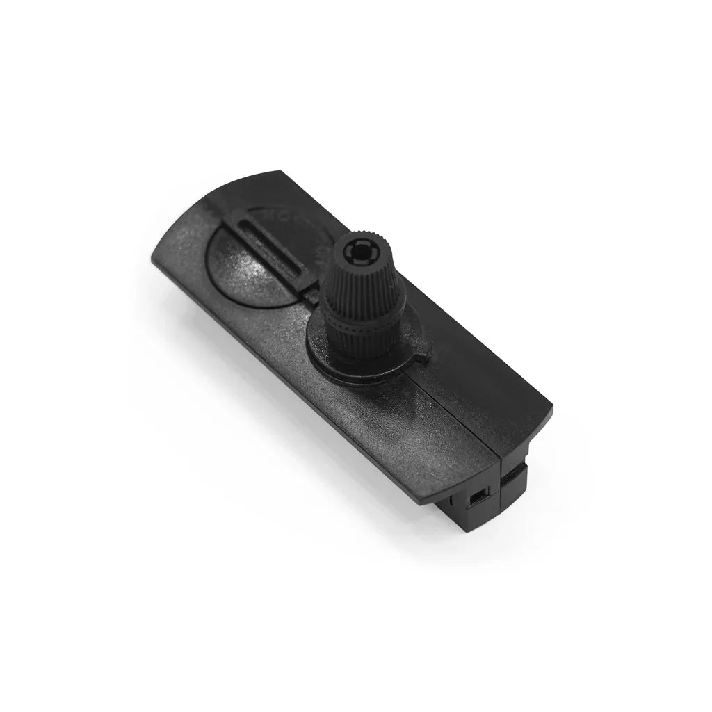 Track Light Adapter 3-Inch ABS Twist-Lock Connector for Adjustable Pendant Fixture Rail Systems Kitchen Dining Commercial Spaces Low-Profile