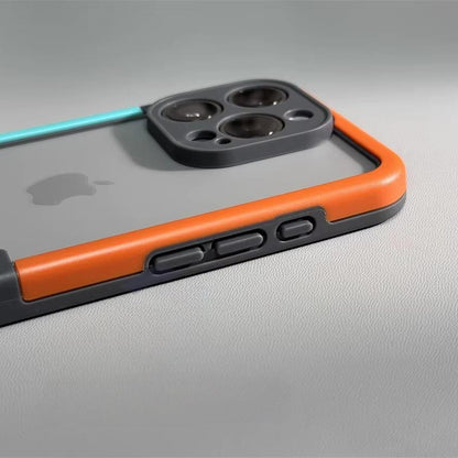 Dual-Tone Protective iPhone Case with Raised Camera Ring – Shock-Absorbing Silicone Frame for All iPhone 13 14 15 16 17 Series Air Pro Max