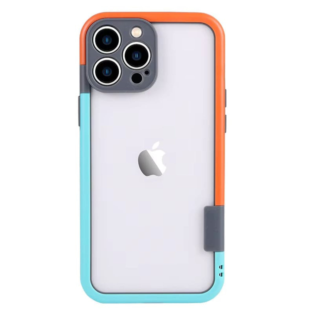 Dual-Tone Protective iPhone Case with Raised Camera Ring – Shock-Absorbing Silicone Frame for All iPhone 13 14 15 16 17 Series Air Pro Max