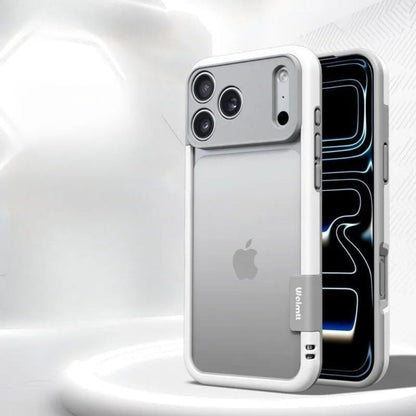 Dual-Tone Protective iPhone Case with Raised Camera Ring – Shock-Absorbing Silicone Frame for All iPhone 13 14 15 16 17 Series Air Pro Max