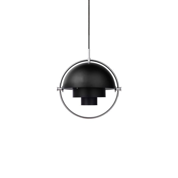 Rotating Shade Ceiling Fixture Steel E27 Socket Black Brass Finish for Dining Table Modern Nordic Style Kitchen Island Light Adjustable Dire