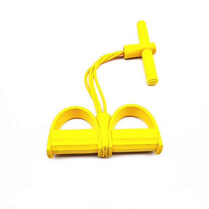 Resistance Band Trainer with Foot Pedals for Arms, Abs, Legs & Glutes – Portable Full-Body Toning Equipment for Home, Office & Travel