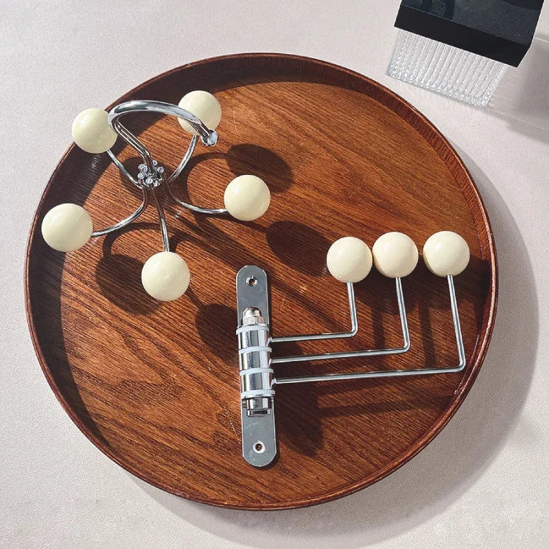 Dralyn Wall Hook - Metal, Rounded Design for Coats and Keys
