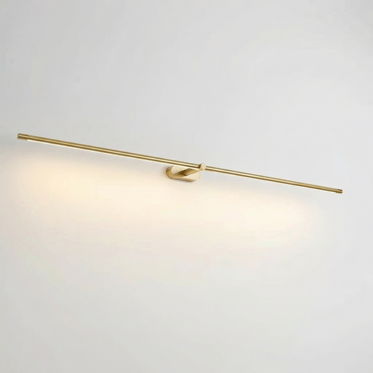 Vanity Light Bar Over Mirror LED Fixture Aluminum Linear Sconce 27.6 Inches Warm White Bathroom Lighting for Modern Washroom Makeup Area