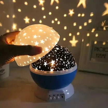 LED Galaxy Night Light Projector for Kids Room and Bedroom Rotating Starry Sky Lamp USB Rechargeable Ceiling Wall Projection