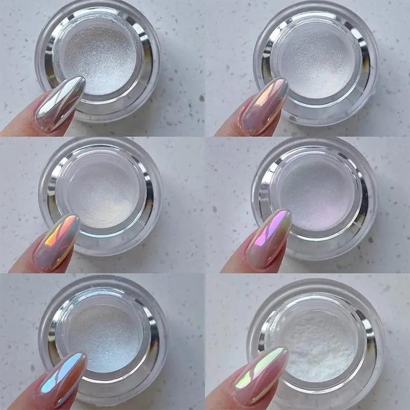 Mirror-Finish Chrome Powder for Nails – Ultra-Reflective Pigment for Gel Manicures & Salon Effects at Home