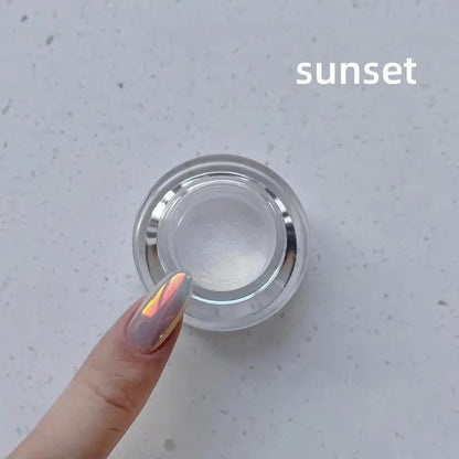 Mirror-Finish Chrome Powder for Nails – Ultra-Reflective Pigment for Gel Manicures & Salon Effects at Home