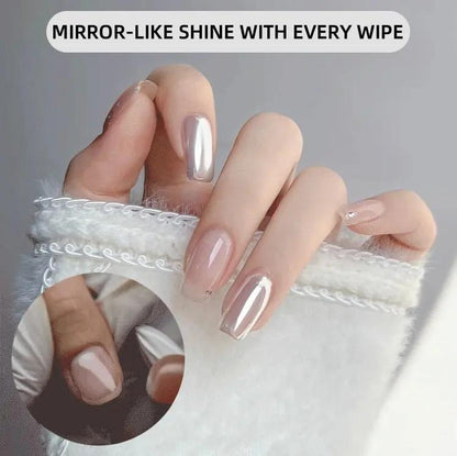 Mirror-Finish Chrome Powder for Nails – Ultra-Reflective Pigment for Gel Manicures & Salon Effects at Home