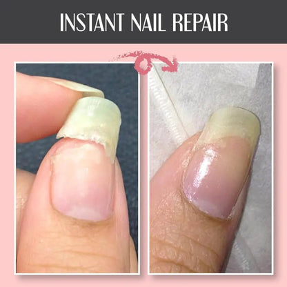 Nail Repair Gel for Cracked & Damaged Nails – No UV Light Required – Clear Protective Coating for Natural Nails
