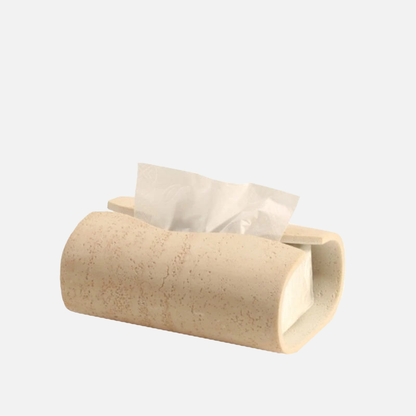 Natural Travertine Stone Bathroom Accessories Set – Elegant Beige Finish