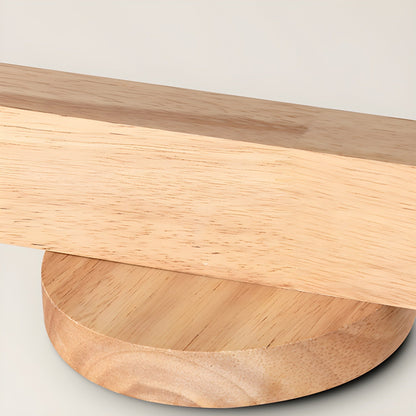 Multi-Head Track Spotlight with Wooden Shades for Kitchen, Dining Room & Living Room | Adjustable LED Rail Fixture | Rustic Farmhouse Ceilin