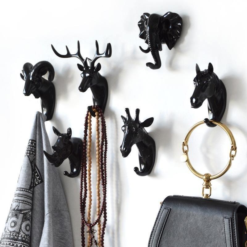 Nature's Touch | Wall Hooks for Home Organization with Unique Animal Design | Fun Decor for Keys and Accessories