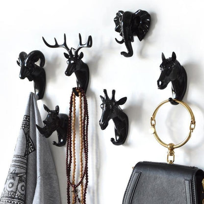 Nature's Touch | Wall Hooks for Home Organization with Unique Animal Design | Fun Decor for Keys and Accessories