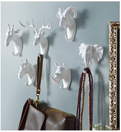 Nature's Touch | Wall Hooks for Home Organization with Unique Animal Design | Fun Decor for Keys and Accessories