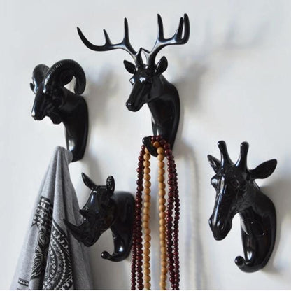 Nature's Touch | Wall Hooks for Home Organization with Unique Animal Design | Fun Decor for Keys and Accessories