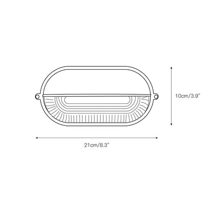 Nauticus | Outdoor Bulkhead Light with Weather-Resistant Design | Industrial Style for Durable Illumination