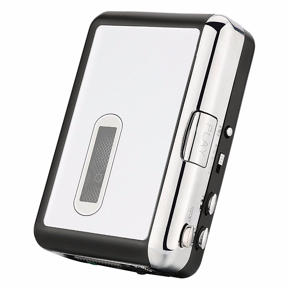 Portable Cassette to MP3 Converter with USB Recording for Vintage Tape Digitization
