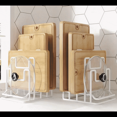 Nexa Kitchen Organizer Rack - Durable Metal, Tiered Design