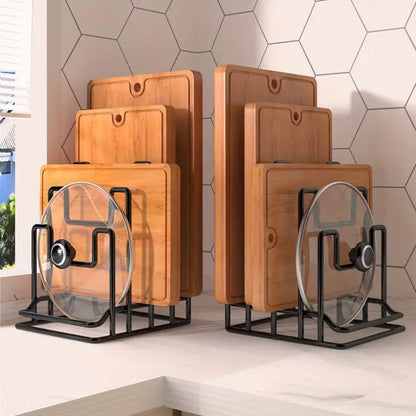 Nexa Kitchen Organizer Rack - Durable Metal, Tiered Design