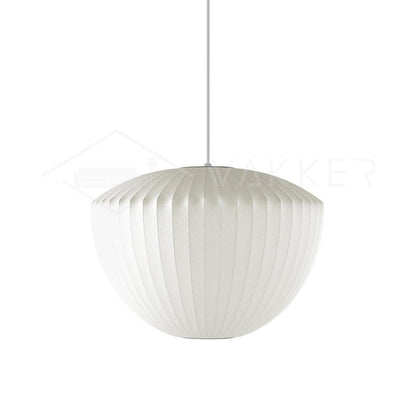Steel Wire Silk Shade Ceiling Light 20 in White for Kitchen Island Dining Room Modern Pendant Lamp Hanging Fixture Adjustable Cord E26 Base