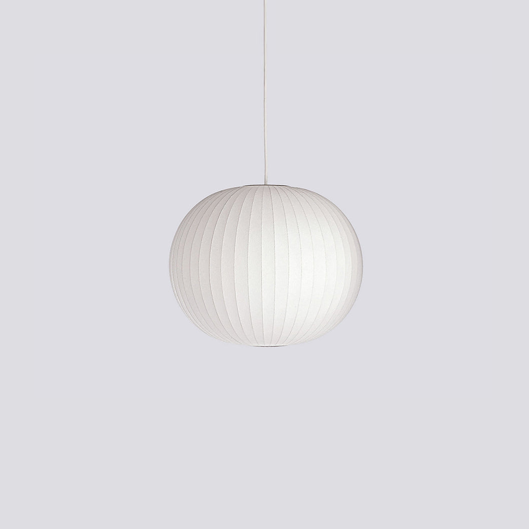 Steel Wire Silk Shade Ceiling Light 20 in White for Kitchen Island Dining Room Modern Pendant Lamp Hanging Fixture Adjustable Cord E26 Base