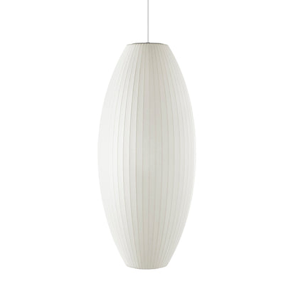 Steel Wire Silk Shade Ceiling Light 20 in White for Kitchen Island Dining Room Modern Pendant Lamp Hanging Fixture Adjustable Cord E26 Base