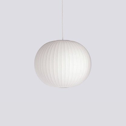 Steel Wire Silk Shade Ceiling Light 20 in White for Kitchen Island Dining Room Modern Pendant Lamp Hanging Fixture Adjustable Cord E26 Base