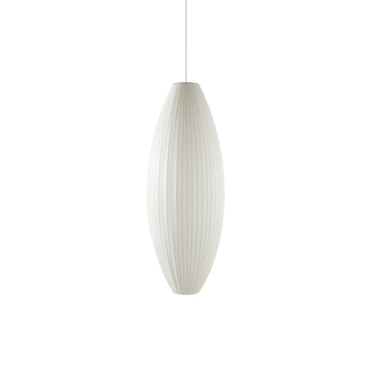 Steel Wire Silk Shade Ceiling Light 20 in White for Kitchen Island Dining Room Modern Pendant Lamp Hanging Fixture Adjustable Cord E26 Base