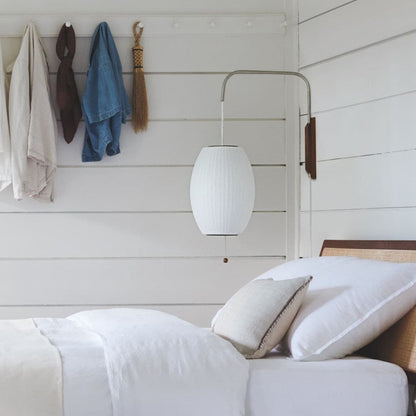 Modern Sconce Light Fixture with Walnut Accent for Bedroom Reading Nook Hallway 11x16 inch Wall Mount LED Compatible