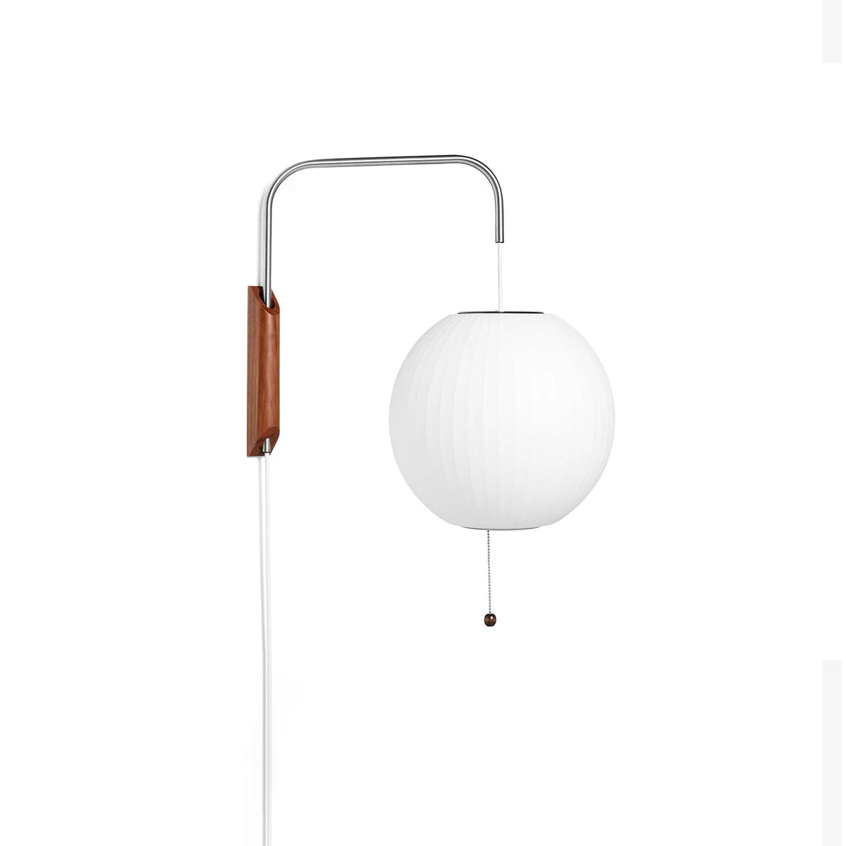 Modern Sconce Light Fixture with Walnut Accent for Bedroom Reading Nook Hallway 11x16 inch Wall Mount LED Compatible